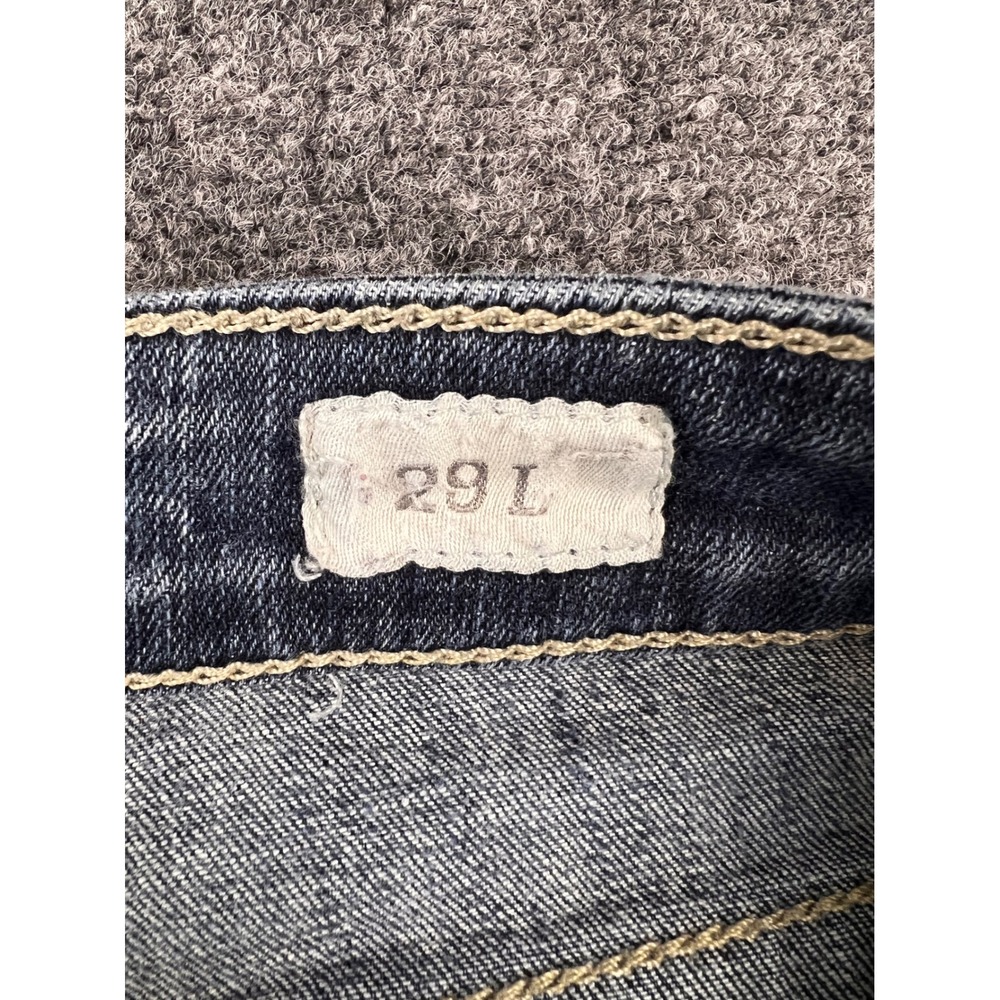 BKE Payton Bootcut Jeans Womens 29L Medium Wash Faded Stretch Denim Low Rise - Picture 6 of 11
